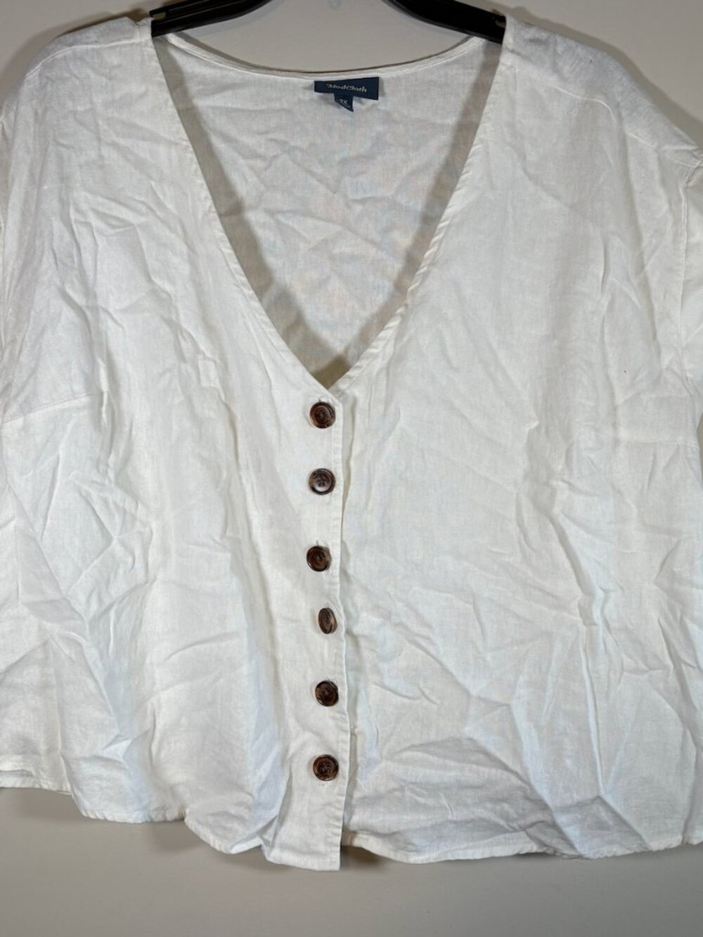 ModCloth White Top 2XL